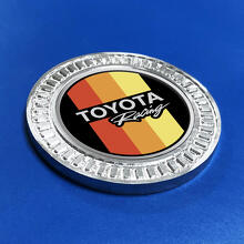 3D-badge Toyota Racing Vintage TRD Retro Heritage Racing strepen metalen aluminium embleem
 2