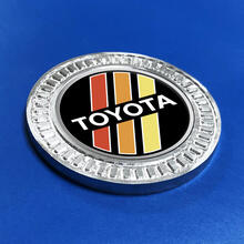 3D-badge Toyota Vintage TRD Retro Heritage Racing strepen metalen aluminium embleem 3
 2