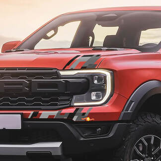 Voorlicht Grafische stickers Stickers geschikt voor 2024 Ford Ranger XLT Truck
