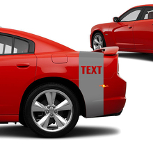 Op maat gemaakte Tailband achterstrepen vinylstickers kit voor Dodge Charger Daytona_3