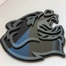 Aangepaste Boze Grizzlybeer 3D Spatschermbadge Embleem_2