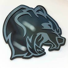 Aangepaste Boze Grizzlybeer 3D Spatschermbadge Embleem_4
