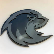 Aangepaste 3D-badge Angry Eagle Fender Badges embleem
 4