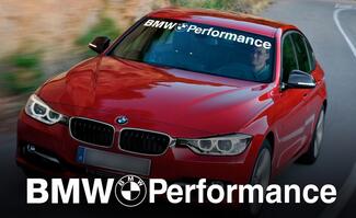 BMW Performance WINDSHIELD BANNER Raamsticker sticker voor M3 4 5 6 e46 e36
