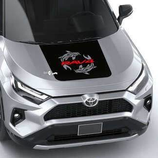 Koivissen RAV4 Hood Vinyl Decal Grafische Sticker geschikt voor Toyota RAV4 2
