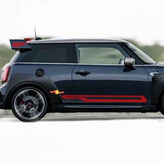 Paar zijdeurenstickers MINI John Cooper Works GP-stijlsticker
