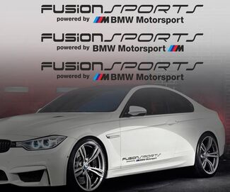 Fusion Sports Powered by BMW M Motorsport Vinylsticker Sticker e36 M3 M5 M6 M elk
