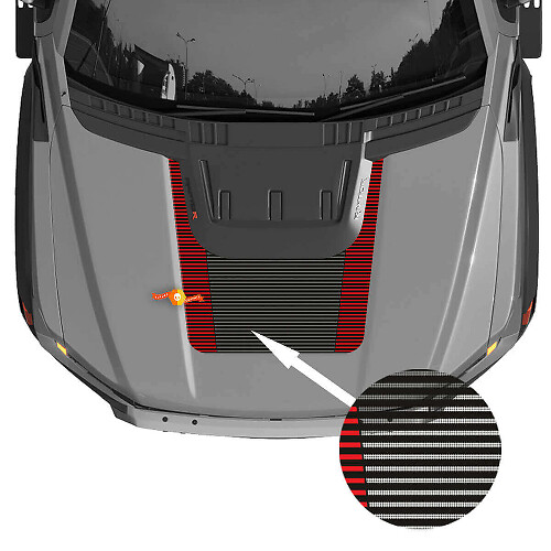 Motorkap Graphics Vinyl Decal Strepen Sticker voor Ford F150 Raptor R