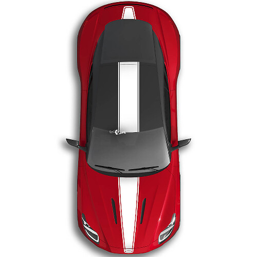 Volledige carrosserie Aston Martin DB11 Pin Stripe Hood Roof Trunk Vinyl Decals Stickers
