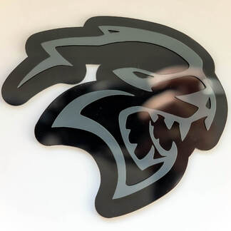 Aangepaste 3D-badge Hellcat Dodge Fender-badges embleem
 1