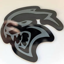 Aangepaste 3D-badge Hellcat Dodge Fender-badges embleem
 2