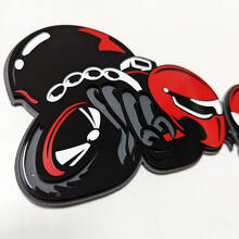 Aangepaste 3D HellBee Black Widow Spider spatbordembleem voor Dodge_4