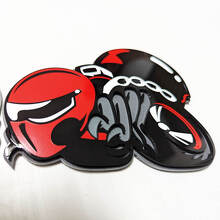 Aangepaste 3D HellBee Black Widow Spider spatbordembleem voor Dodge_5