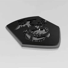 Aangepaste 3D-badge Hellcat Dodge Fender-badges embleem
 2