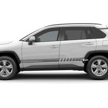 Toyota RAV4 Side Racing strepen Vinyl Decal Grafische Sticker geschikt voor Toyota RAV4
 3