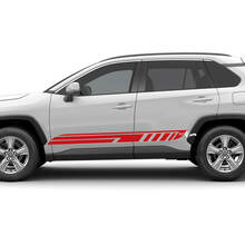 Toyota RAV4 Side Racing strepen Vinyl Decal Grafische Sticker geschikt voor Toyota RAV4 2
 2