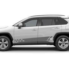 Zijvleugelstrepen Grafische vinylsticker Grafische sticker geschikt voor Toyota RAV4
 3
