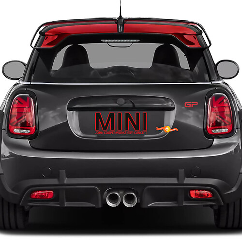 Achtersticker MINI John Cooper Works GP Concept Style sticker
