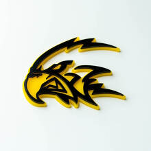 Custom Hellhawk Trackhawk 3D Spatscherm Badge Embleem_3