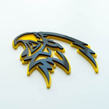 Aangepaste 3D-badge Trackhawk Hellhawk-logo Fender-badges embleem
 4