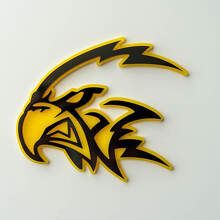 Custom Hellhawk Trackhawk 3D Spatscherm Badge Embleem_8