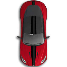 Aston Martin DB11 Full Body Tweekleuren Strepen Motorkap Dak Kofferbak Vinyl Decal Sticker 2