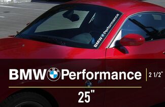 BMW logo Performance M3 M5 E34 E36 E39 E46 E60 E70 E90 voorruitsticker
