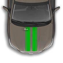 Hood Dual Stripes Vinyl Decal Graphics Sticker geschikt voor Suba Outback
 3