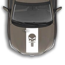 Hood Stripe Punisher Vinyl Decal Graphics Sticker geschikt voor Subaru Outback
 2