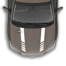 Vinylsticker met dubbele motorkapstrepen voor Subaru Outback_2