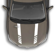 Hood Two Stripes Vinyl Decal Graphics Sticker geschikt voor Suba Outback
 2