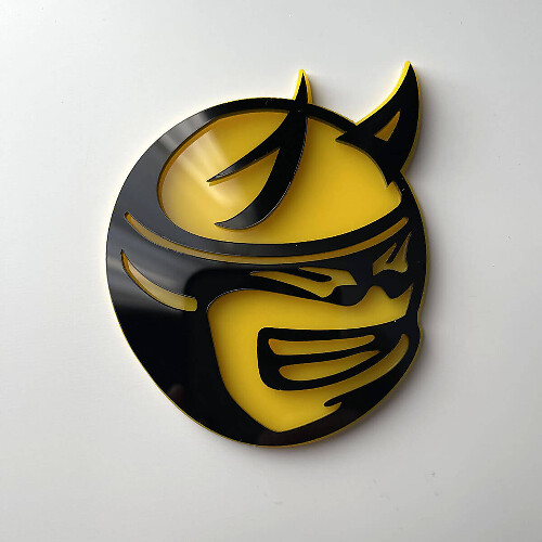 Aangepaste 3D Drag Bee spatbordembleem voor Dodge Charger & Challenger