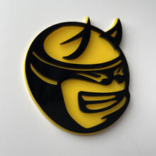 Aangepaste 3D Badge Drag Bee Dodge Charger Challenger logo Fender Badges embleem 2
 3