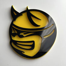 Aangepaste 3D Badge Drag Bee Dodge Charger Challenger logo Fender Badges embleem 2
 4