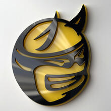 Aangepaste 3D Badge Drag Bee Dodge Charger Challenger logo Fender Badges embleem 2
 6