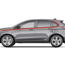 Musclecar Edge Doors Line onder de Windows Vinyl Rocker Panel Stripes carrosseriesticker vinyl grafische sticker
_2