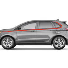 Ford Edge Doors Line onder de Windows Vinyl Rocker Panel Stripes carrosseriesticker vinyl grafische sticker
 2