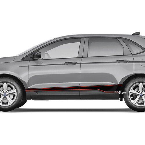 Ford Edge Rocker Panel Vinyl Pin Stripes carrosseriesticker vinyl graphics stickersticker
