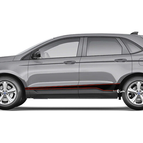 Musclecar Edge Rocker Panel Vinyl Pin Stripes carrosseriesticker vinyl graphics stickersticker
