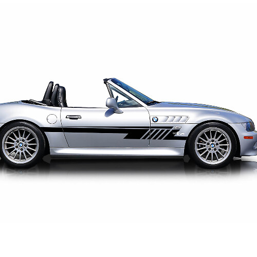 Paar BMW Z3 Z strepen zijdeuren vinyl sticker
