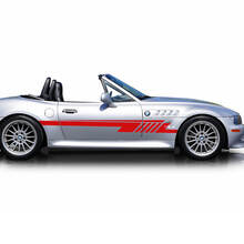 Paar BMW Z3 Z strepen zijdeuren vinyl sticker
 2