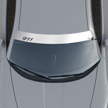 Porsche 911 voorruit met achtergrondstrepen Kit stickersticker
 2