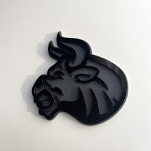 Aangepaste 3D Badge Bull Angry logo Fender Badges embleem
 2