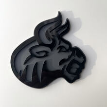 Aangepaste 3D Badge Bull Angry logo Fender Badges embleem
 5