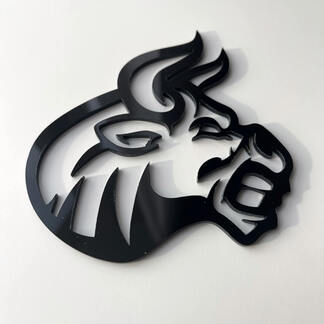 Aangepaste 3D Badge Bull Angry logo Fender Badges embleem
