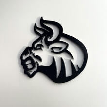 Aangepaste 3D-badge Bull Angry-logo spatbordbadges embleem 2 2