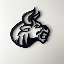 Aangepaste 3D-badge Bull Angry-logo spatbordbadges embleem 2 4