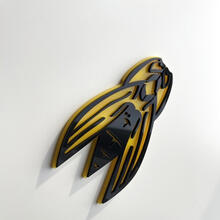 Aangepaste 3D Badge Bee Wasp logo Fender Badges embleem
 2