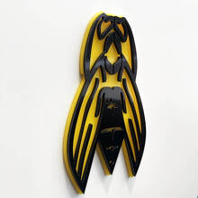 Custom Bee Wesp Logo 3D Spatscherm Badge Embleem_3