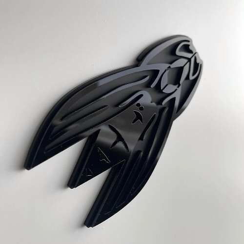 Aangepaste 3D-badge Bij Wesp-logo Spatbordbadges Embleem 3